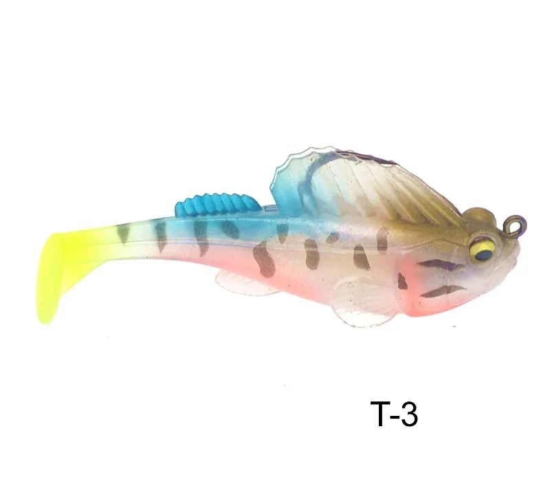 Señuelo de pesca, pez saltador, 1/2oz, cabeza de anzuelo Artificial, 7g/14,5g/21g, cebo suave, anzuelos de gusano Mustad, 1 pieza en oferta - imagen 3