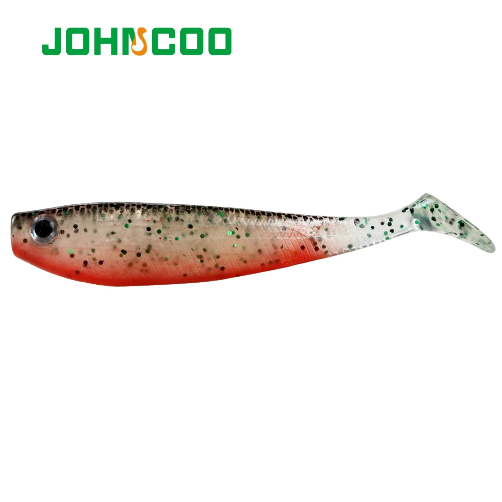 JOHNCOO-señuelo de pesca suave, 4 Uds., 115mm, 11,4g, gusano de silicona, Wobbler, cebos para sábalo, Lucio, pececillo, Swimbait, señuelo de Jigging - imagen 5