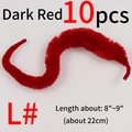 10pcs dark red