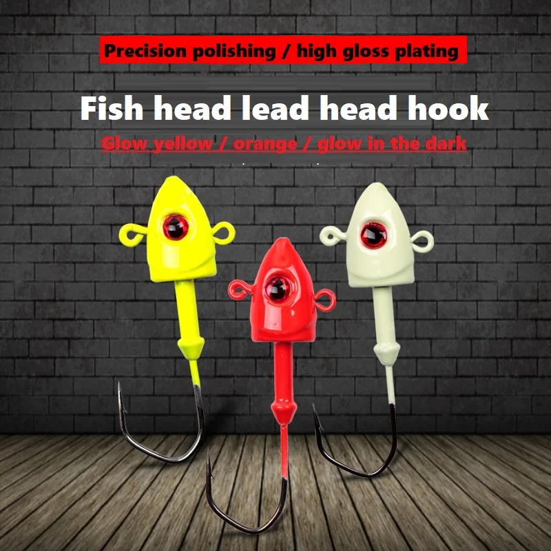 Cabeza de plomo luminosa para jigging – Tiro largo pesca en hielo - imagen 3