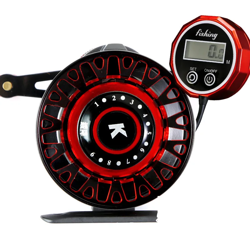 Carrete De Pesca izquierdo/Derecho con pantalla Digital, 8 rodamientos, 3,6: 1 - imagen 2