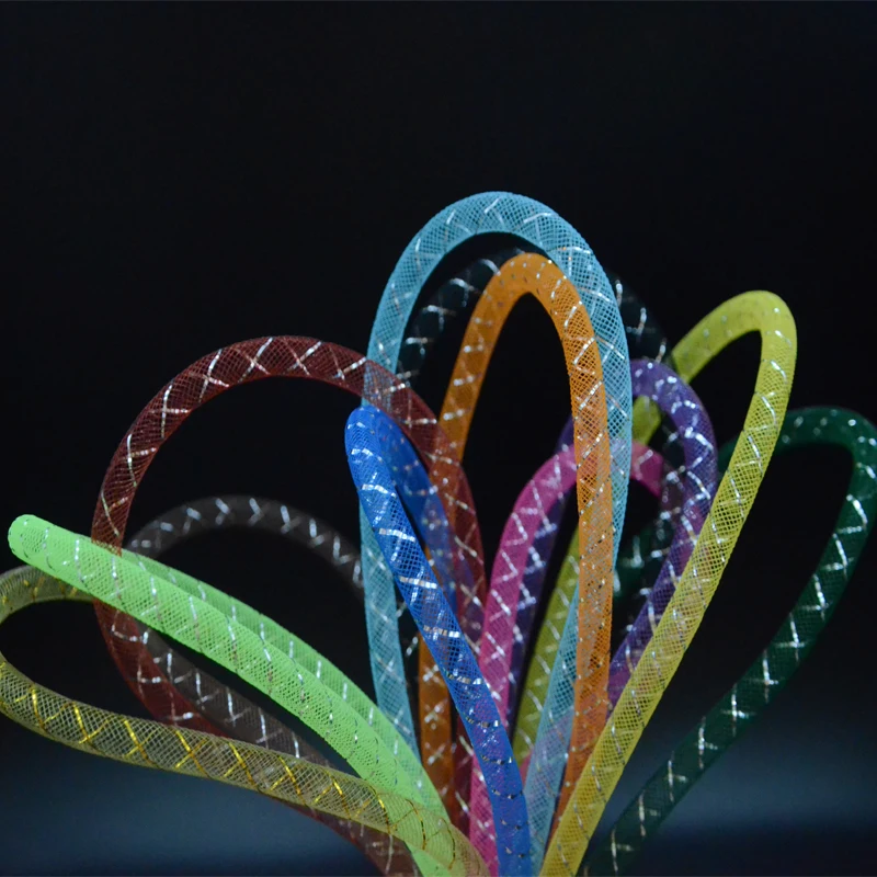 Tubo de atado de moscas de pez, aparejo fácil de hundir, tubos de Mylar elásticos para serpentinas, pececillos, 12 colores, 8mm de ancho, 6 metros por juego - imagen 5