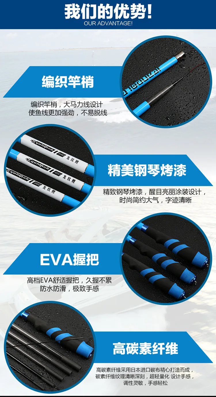 Experimente la mejor caña de pescar con características avanzadas para un rendimiento y comodidad mejorados