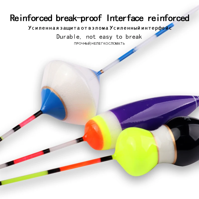 Nano flotador de pesca + 1 boya de tubo Vertical, boya de cola de cuentas, Bobber estable con boya de Lago y Río, herramientas de pesca, aparejos, 1 unidad - imagen 4