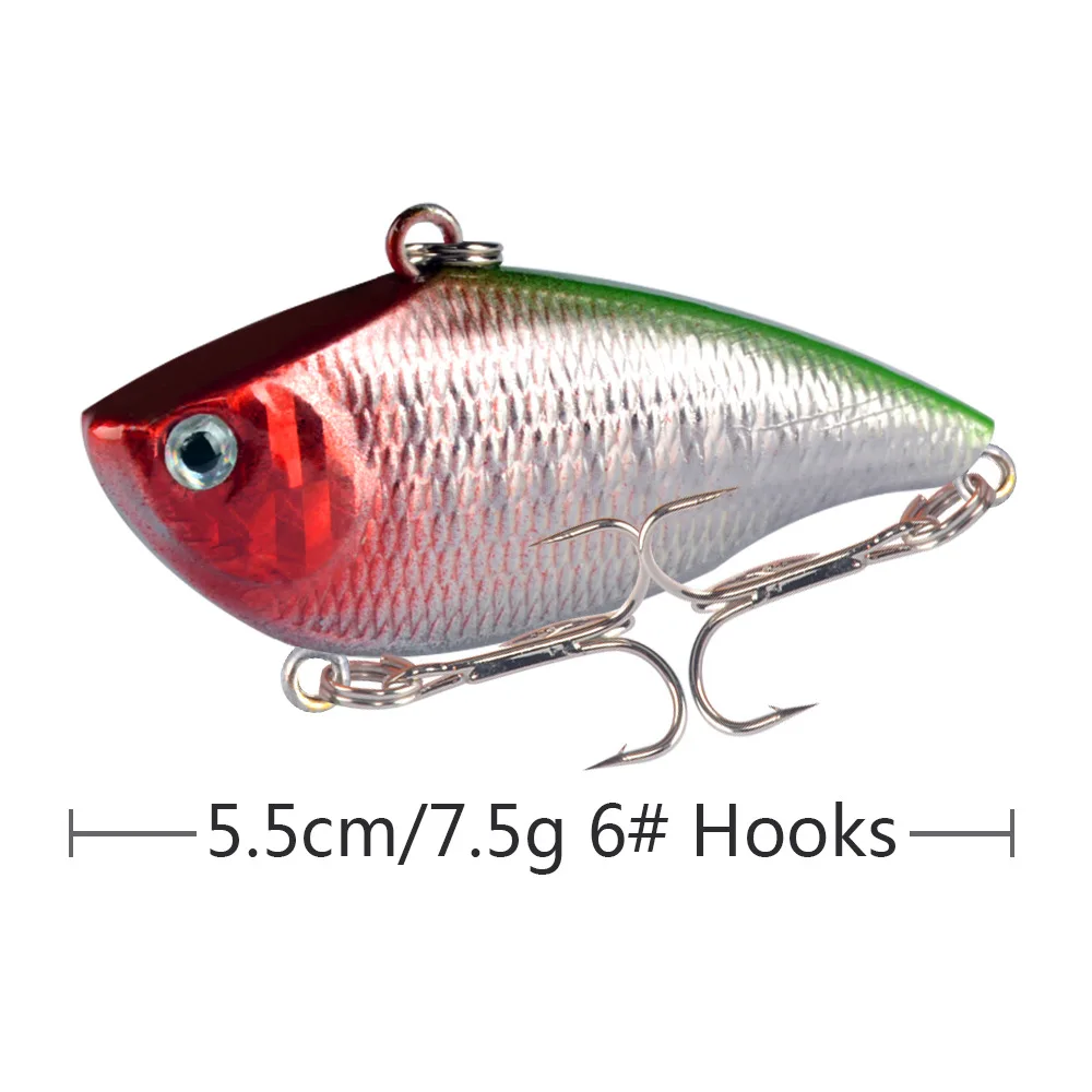Señuelos de plástico VIB para Pesca, vibración de 7,3g y 5,5 cm, cebo duro Artificial para Pesca, 1 unidad - imagen 5