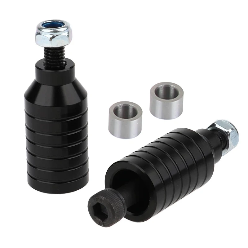 Mosodo-clavijas de patinete profesional, piezas de aluminio para patinete acrobático, reemplazo con eje, accesorios para Scooter, 2 unids/set por juego - imagen 3