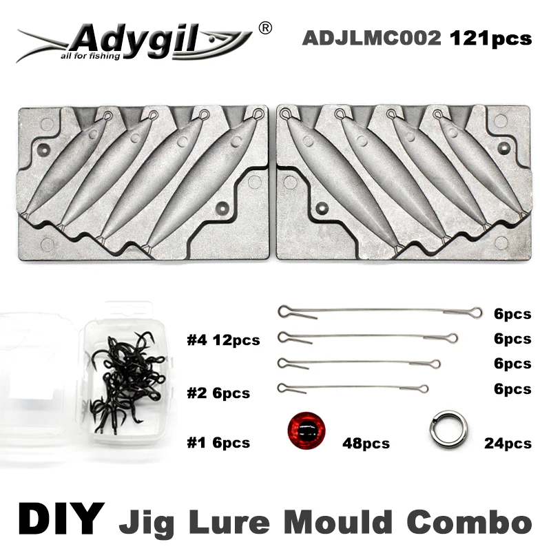 Adygil molde para señuelos de pesca artesanal - imagen 3