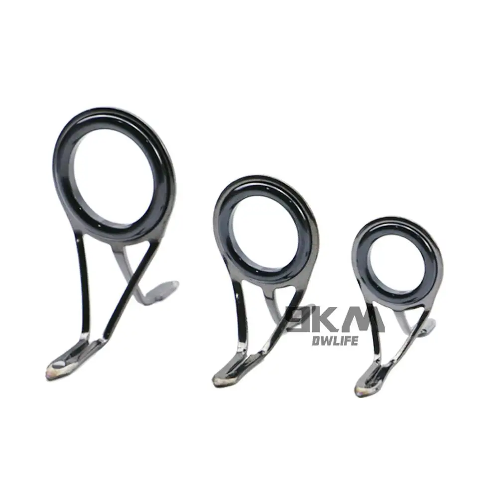 Kit de reparación de caña de pescar de acero inoxidable, 50 piezas ~ 120 piezas, componentes de construcción, 4mm ~ 38mm, Kit de reparación de anillo de cerámica - imagen 5