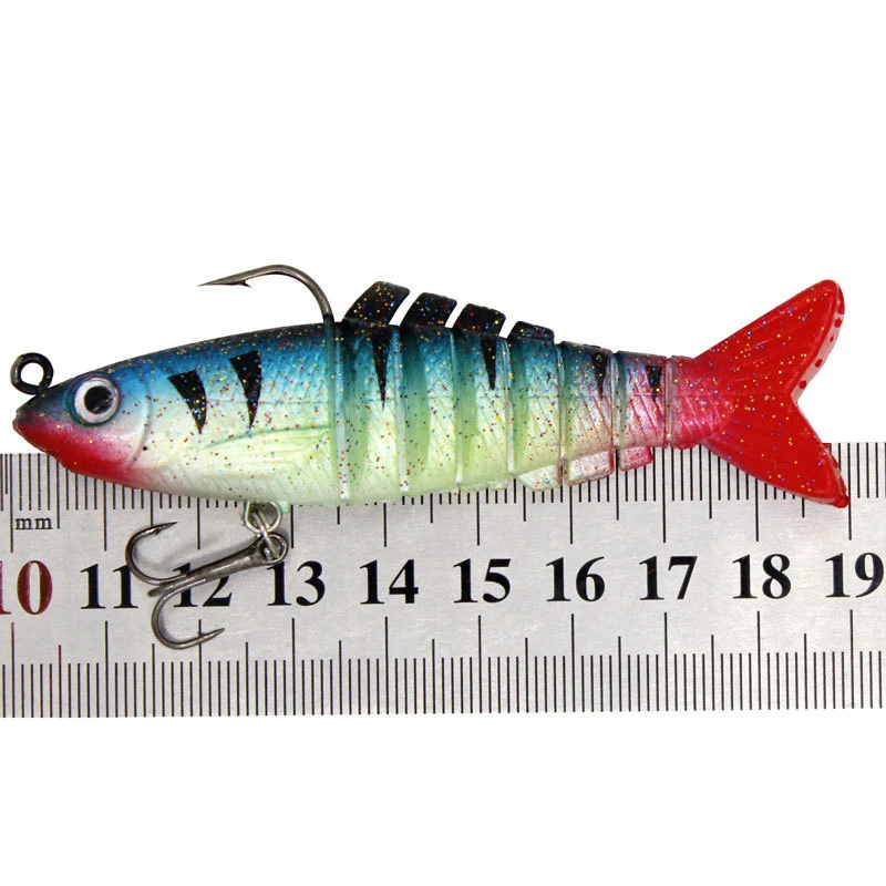 Chinook-señuelo de pesca suave, cebo Artificial de silicona, Wobblers - imagen 3