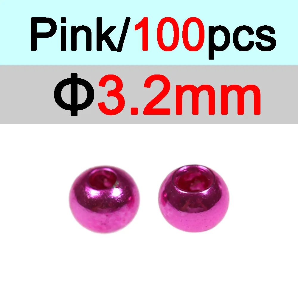 3.2mm Pink 100pc