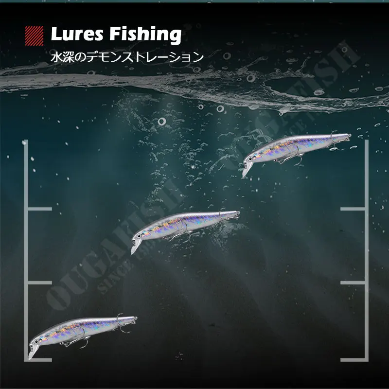 Señuelo de pesca de invierno, accesorio para pececillo, 60-2022mm, 5-110g, se hunde, Leurre, Carnassier, Isca, Artificial, envío directo, 14,5 - imagen 5