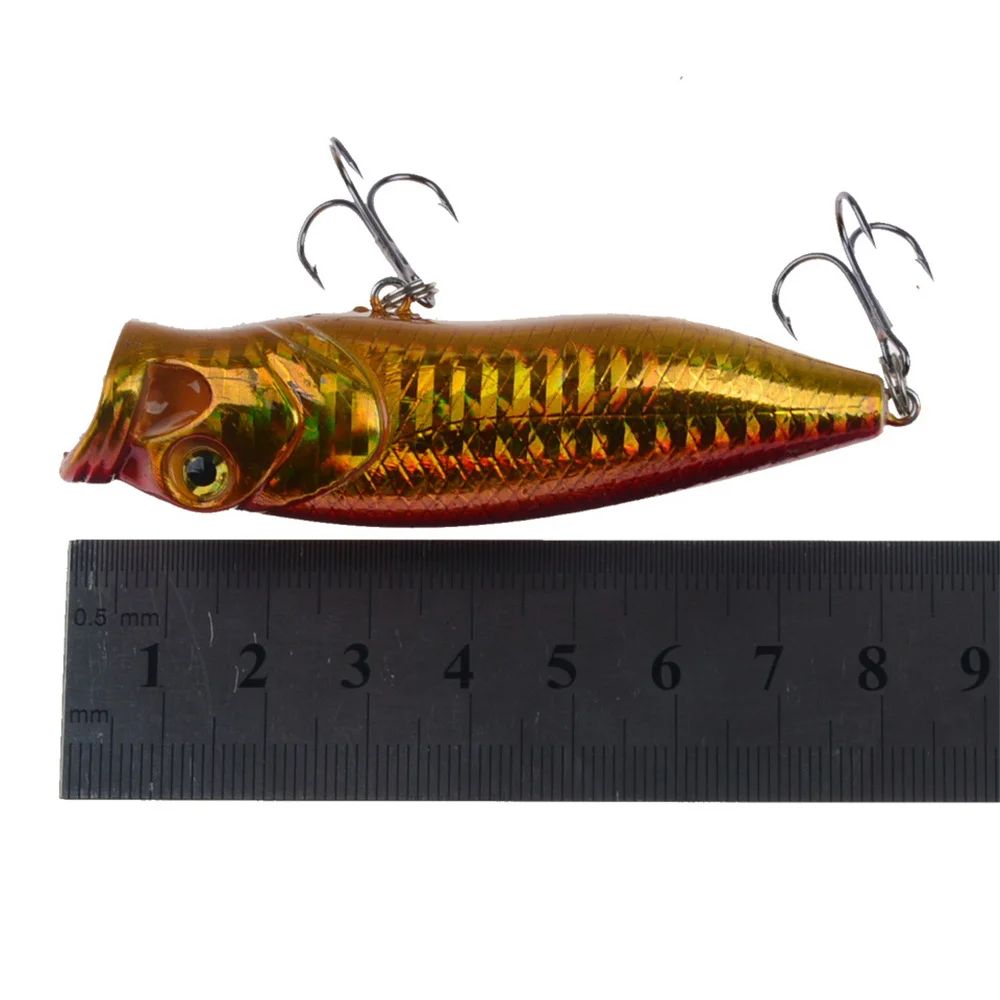 Señuelos de Pesca de 8cm/15,3g, cebo de plástico duro, Crankbait, pececillos artificiales, aparejos para Pesca de lubina, 1 unidad - imagen 3