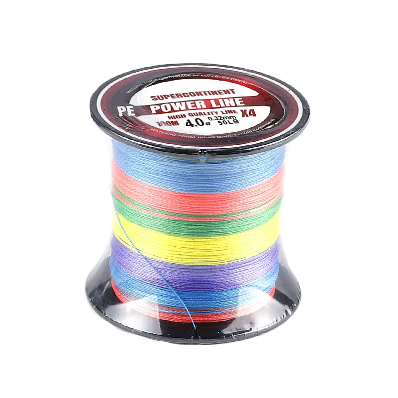 Supercontinent-multifilamento de 100M, 300M, PE Geflochtene, Angelschnur, 10-93LB, Angelschnur, Glatt, karppen, Angeln - imagen 5