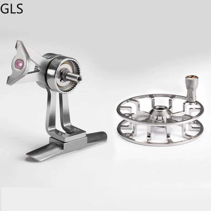 Carrete ligero de pesca en hielo, accesorio de cuerpo de Metal completo, resistente a la corrosión, disponible en 3 colores, para invierno, novedad de 2022 - imagen 5