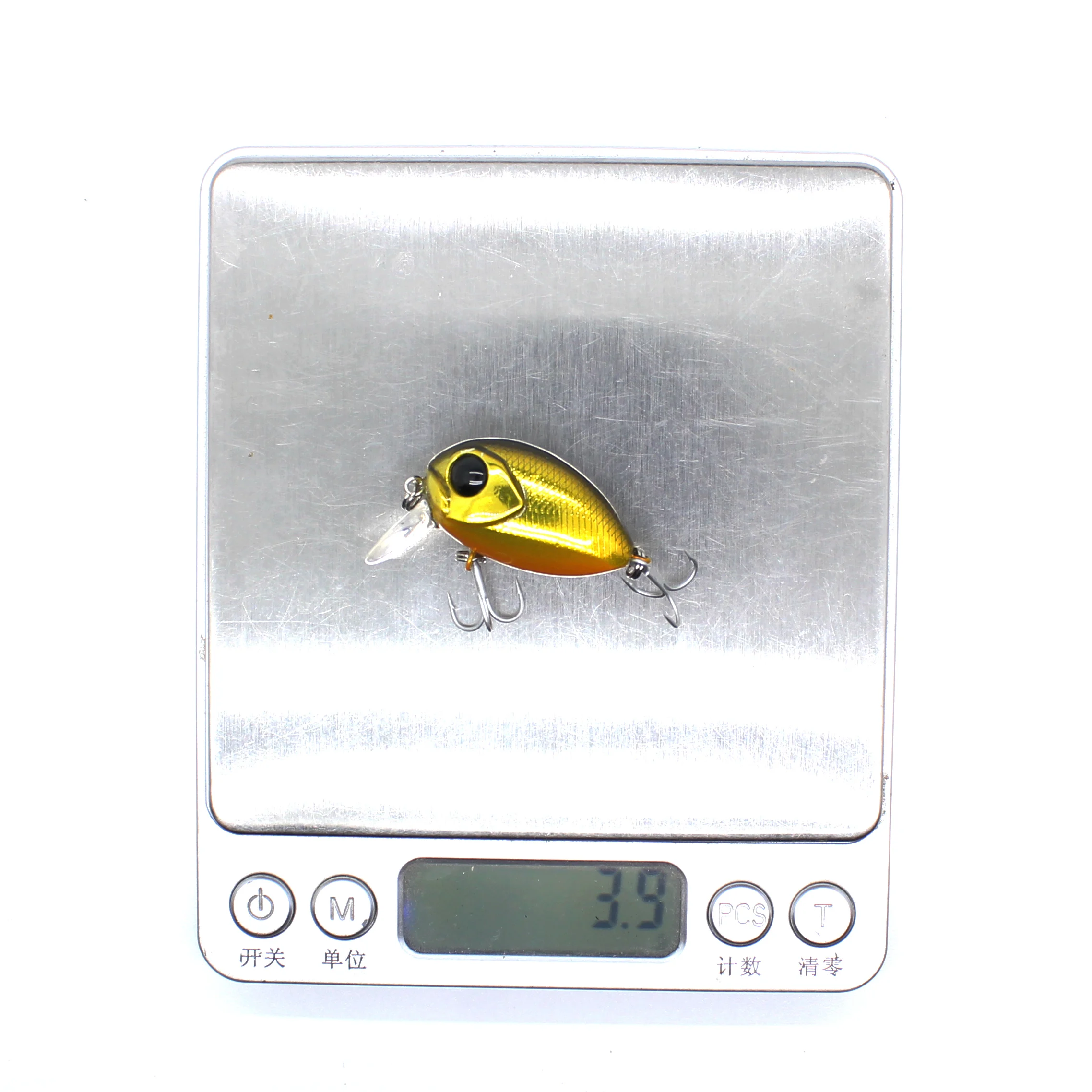 AOCLU-señuelo de pesca Minnow Shad Wobbler, aparejo de agua dulce y salada, 30mm, 3,9g, Shalllow Diver, 0,5 m de profundidad - imagen 5