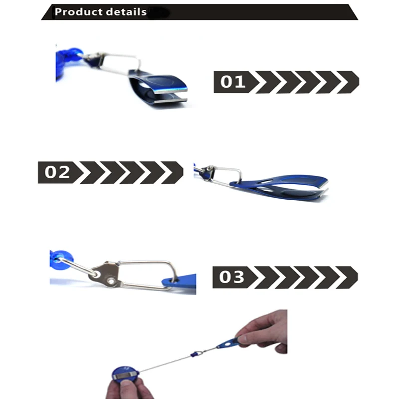 Accesorios de aparejos de pesca al aire libre, cortador de línea de pescado, Clips, alfileres, suministros de pesca, cortadora de línea plegable, tijera, herramientas de pesca - imagen 4