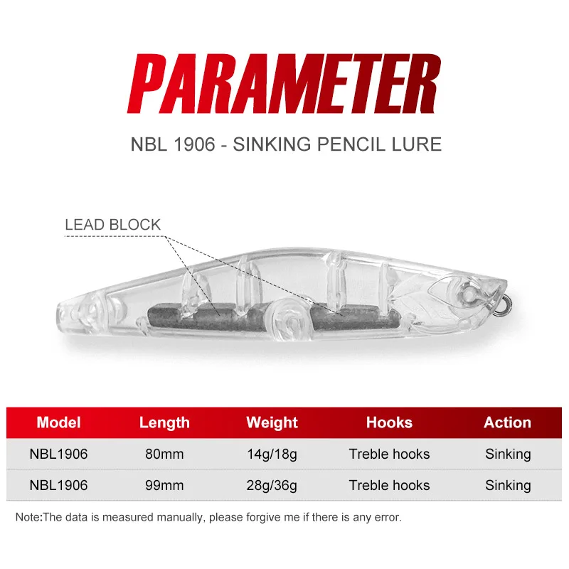 Noeby Ballista Pencil – Señuelo hundimiento 99mm para lubina costera - imagen 2