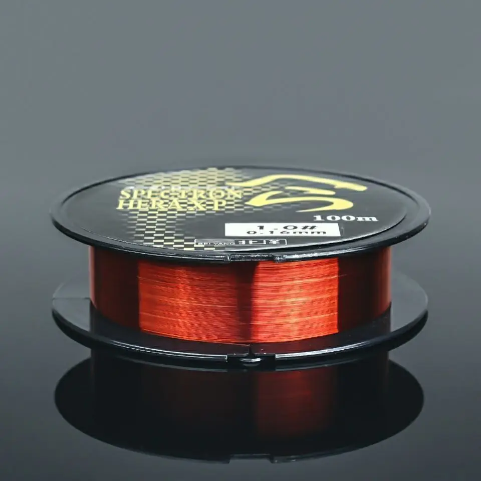 Línea Principal/Tippet de 100m, hilo de pesca de nailon monofilamento, Material japonés, sin sedal para pescar lubina, carpa, accesorios de pesca - imagen 5