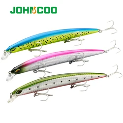 Johncoo Jerkbait suspendo 19 g – Señuelo para lucio