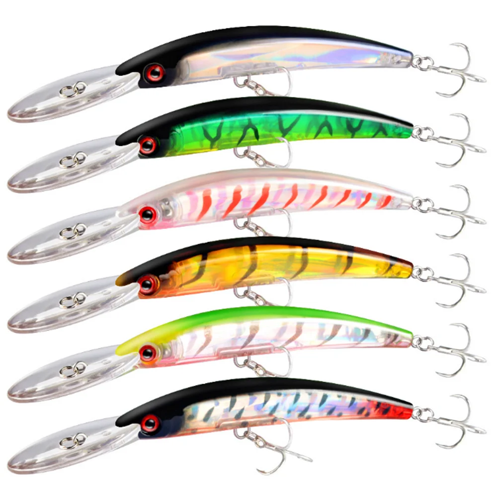 Swimbaits Bass gran señuelo de Pesca, Wobbler flotante de fundición larga, cebo duro Minnow, Crankbait para aparejo de pesca de Lucio, 17cm, 24g, 1 Uds.