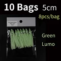 10bag 5cm green