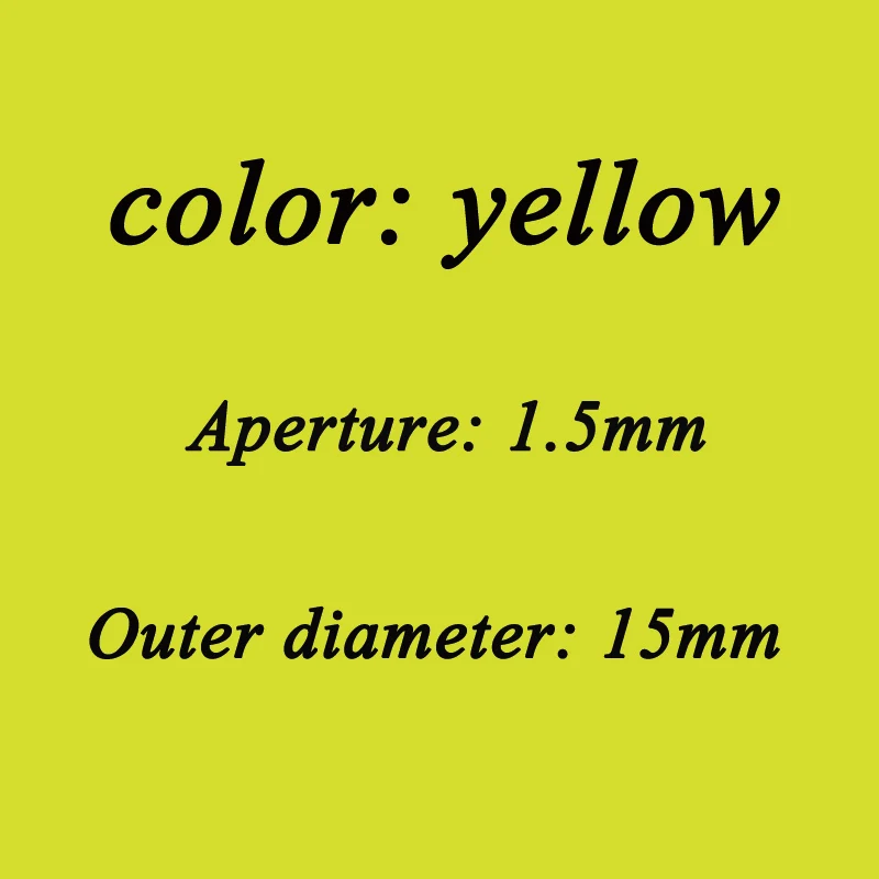 yellow 15mm