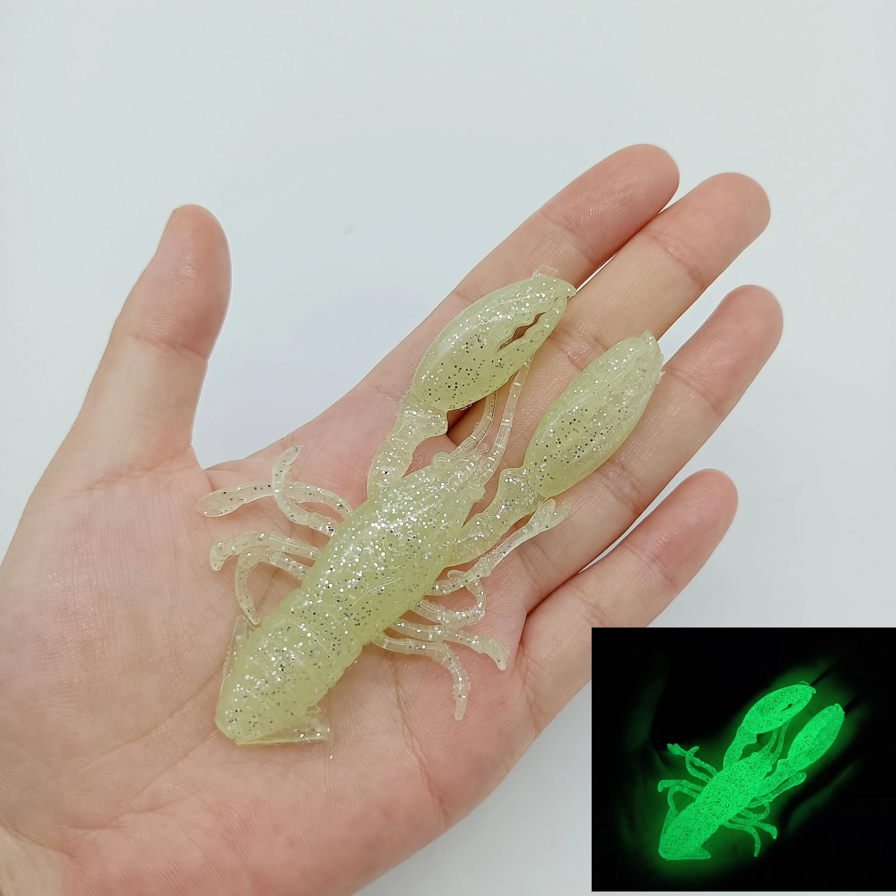 DUODUOYU-Cebo blando de silicona para pesca, aparejo de pesca Artificial de 12,5g/90mm, 5 colores, 1 unidad - imagen 5