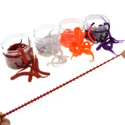 Señuelo blando TPE 8,5 cm negro - Cebo suave realista para pesca