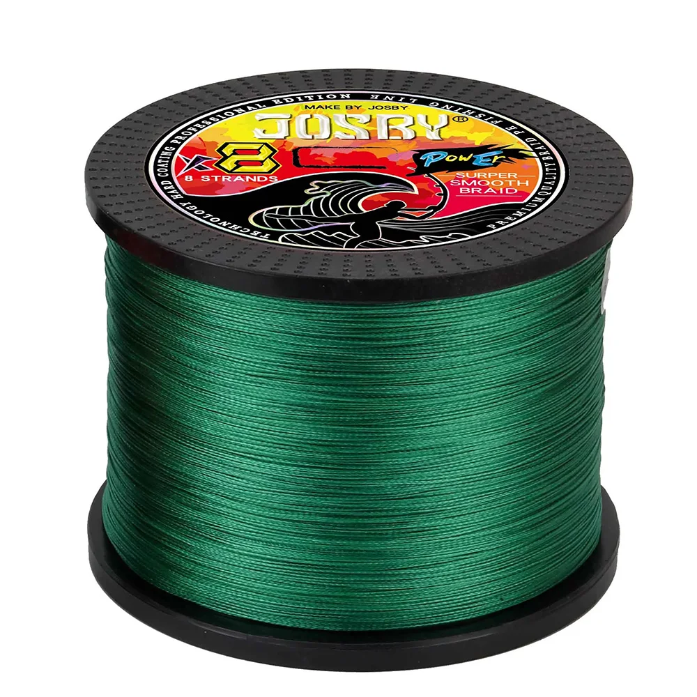 JOSBY-sedal de pesca flotante trenzada, 8 hebras, superfuerte, Japón, 300M, 500M, 1000M, 100M, multifilamento - imagen 3
