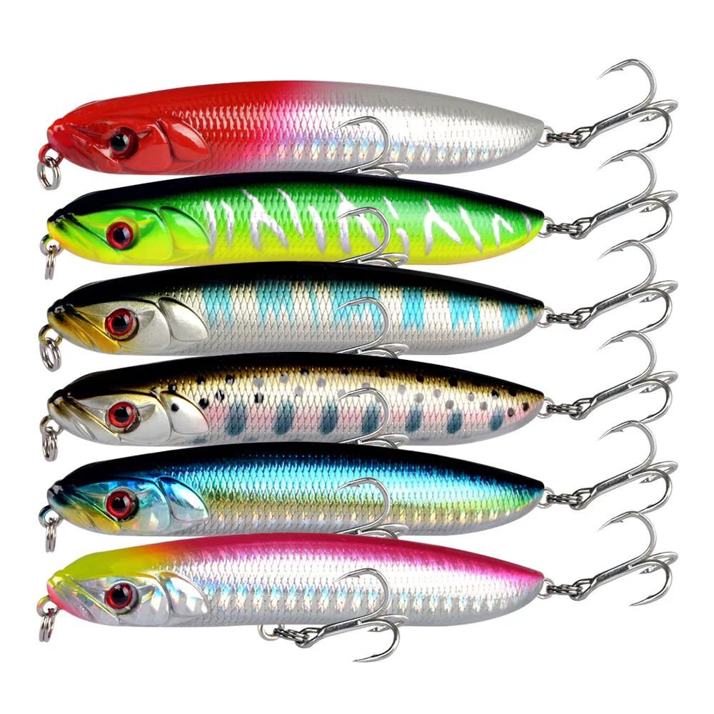 Señuelo de pesca de lápiz que se hunde, 9cm, 18g, accesorios de pesca de invierno, anzuelos artificiales, productos de cebo, señuelos de Lucio, peces de carpa, nuevo - imagen 5