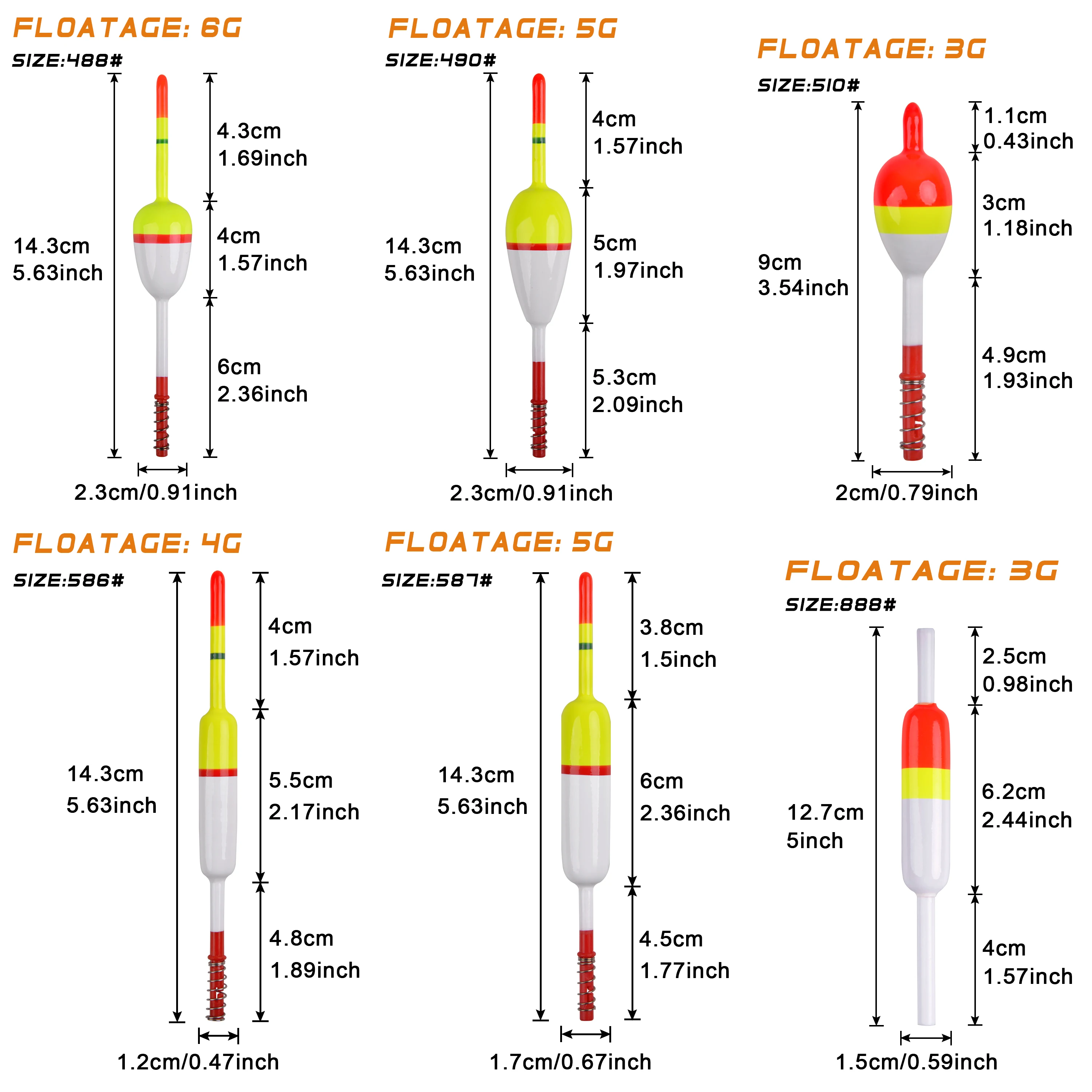 Flotadores de pesca antideslizantes, 10 piezas, madera de Balsa, para Crappie, Catfish, Walleyes, trucha, aparejos