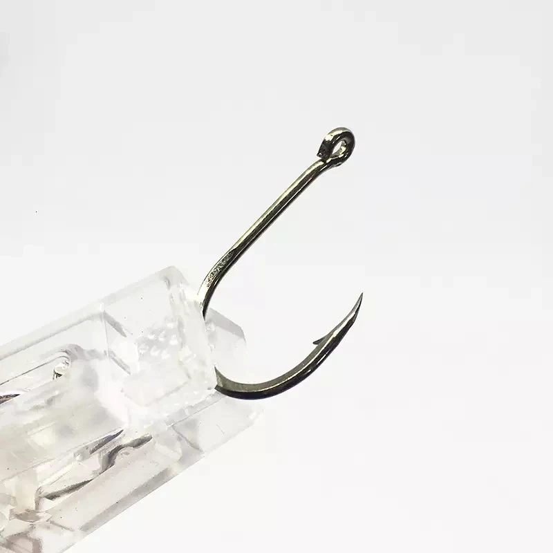 Anzuelos de Pesca a granel, aparejos de Pesca de un solo círculo, anzuelos de acero con alto contenido de carbono, accesorios de Pesca de carpa, venta al por mayor - imagen 3