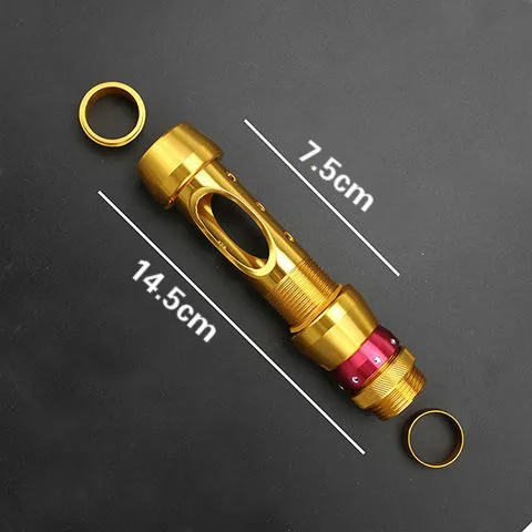 Asiento de rueda de tubo de diámetro 14mm-25mm, Base de carrete de caña de pescar modificada DIY, asiento de rueda de aleación de aluminio, cubierta hueca, buque de pesca - imagen 3