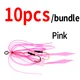 Pink 10pcs