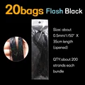 20 bags flash black