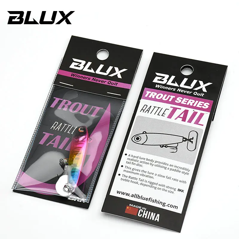 Metal Jig BLUX Rattle Tail 38-44 mm – Vibrante para pesca en mar - imagen 5