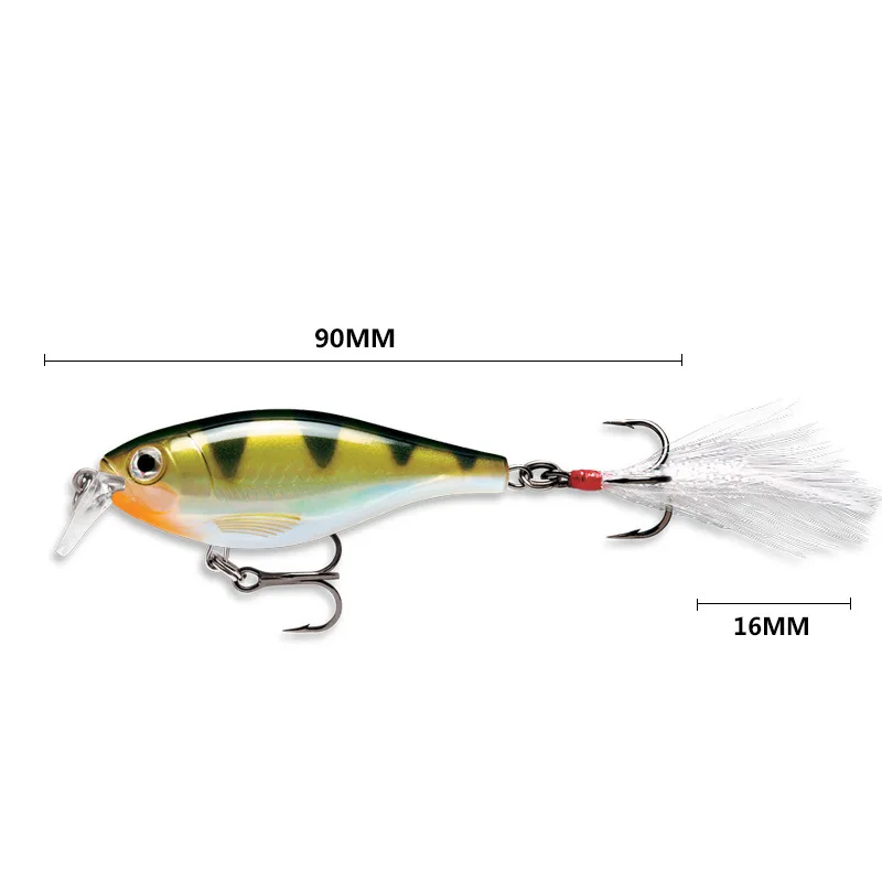 Crankbait Mino-señuelo De Pesca, pesas De 12,3g/8,5 cm, aparejos De Pesca De lubina, señuelo De Pesca Trolling, Articulos De Pesca Isca Artificial - imagen 3