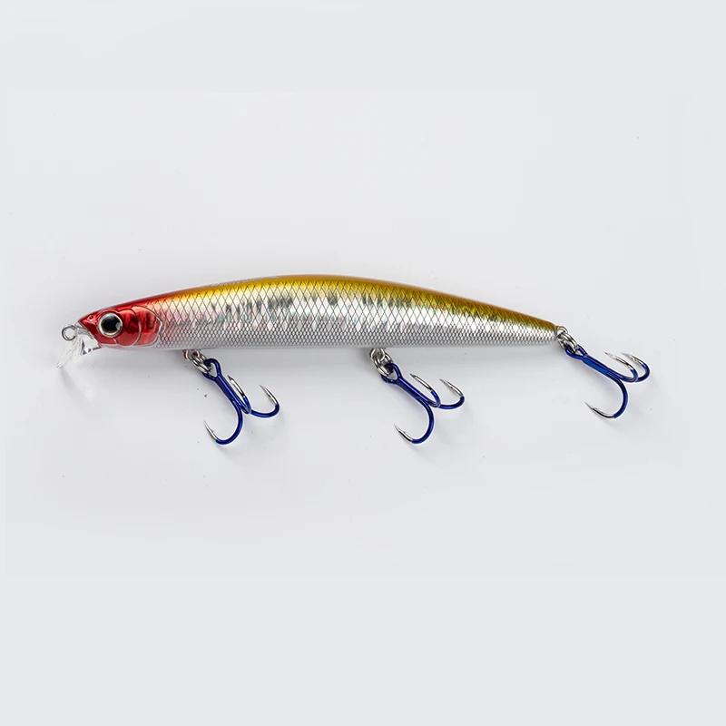 Señuelos de pesca flotantes de pececillo, 15,5g, 125mm, Wobbler de plástico para lubina 125F, accesorios de pesca