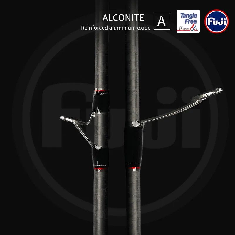 TSURINOYA-caña de pescar ELITE Ⅲ, 1,95 m, 2,03 m, 2,09 m, 2,13 m, accesorios de guía FUJI, giratoria, de carbono - imagen 3