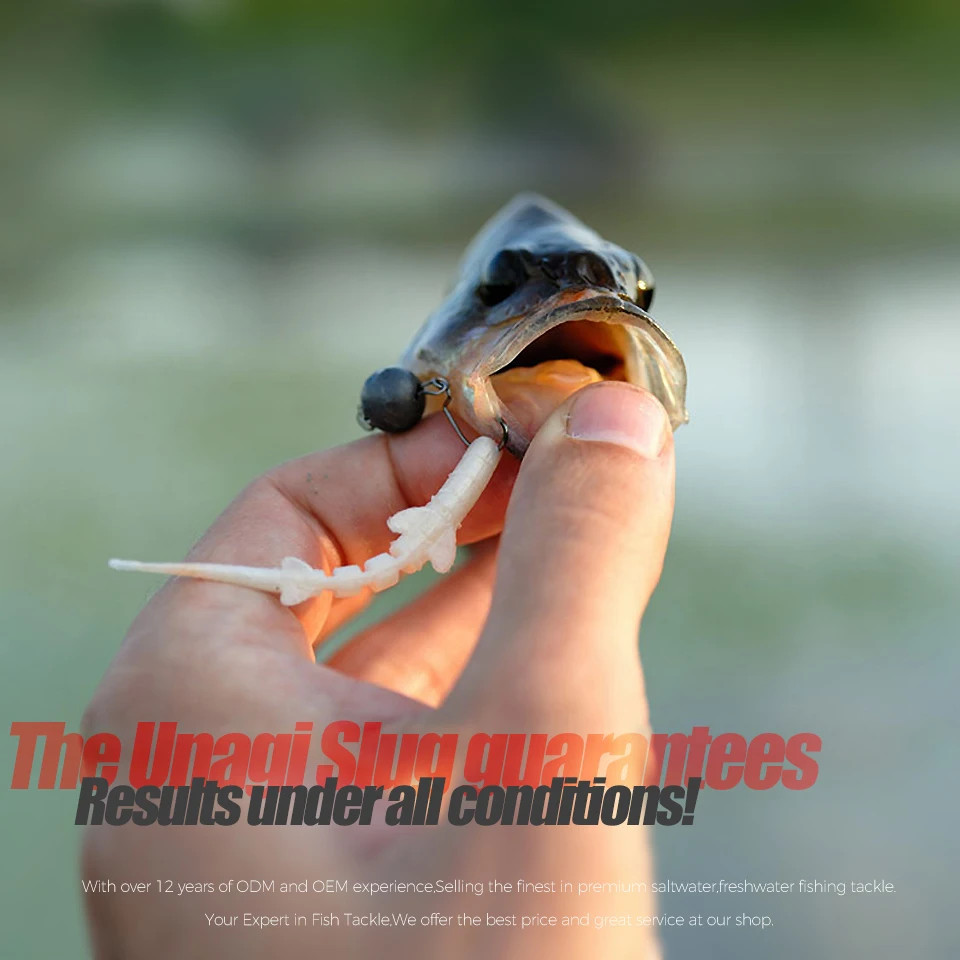 BEARKING UNAGI Slug 64mm 88mm cebos artificiales Wobblers señuelos blandos Shad carpa aparejos de pesca de silicona - imagen 4