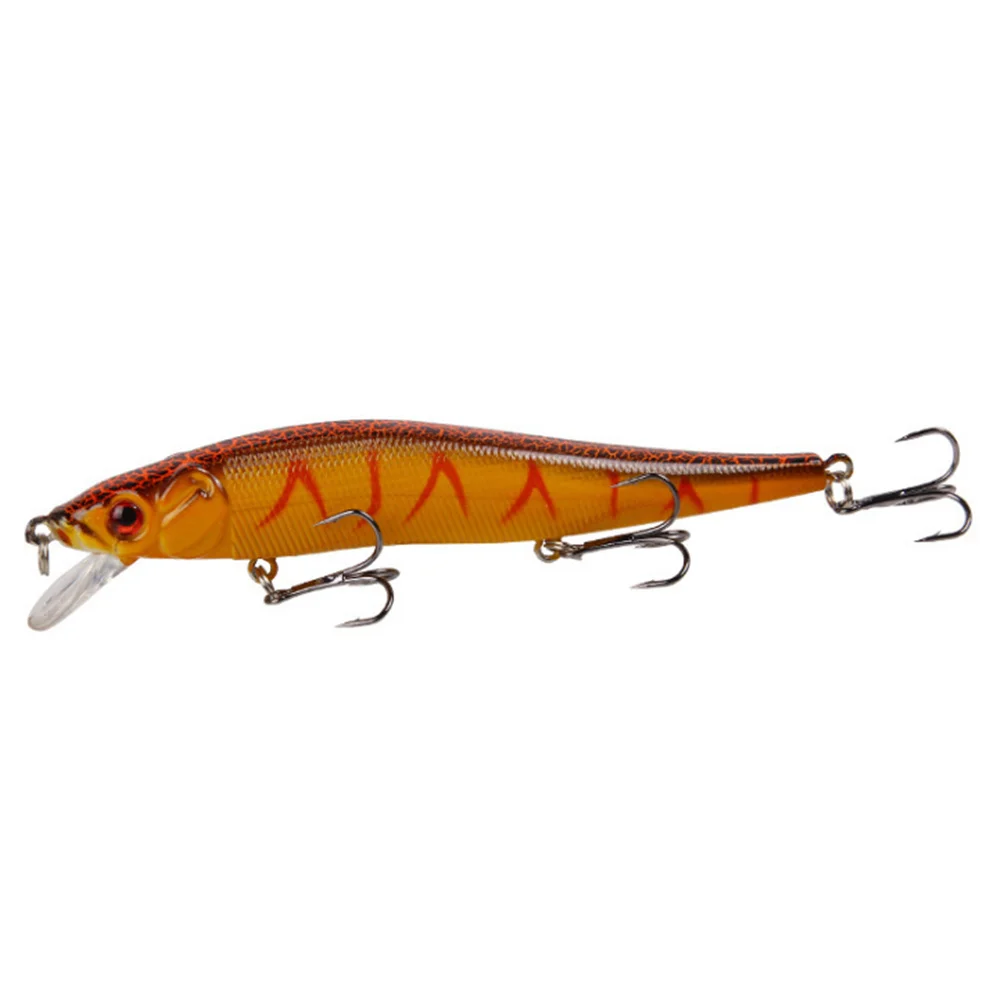Señuelos duros de Pesca Artificial, cebo Crankbait con 3 ganchos Wobblers Swimbait, pececillos, 11,5 cm, 15g, 1 pieza - imagen 4