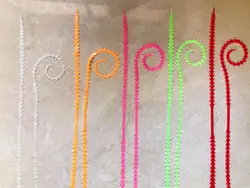 Jinhongkang Jig Madai – Cola de hebra multicolor en vinilo