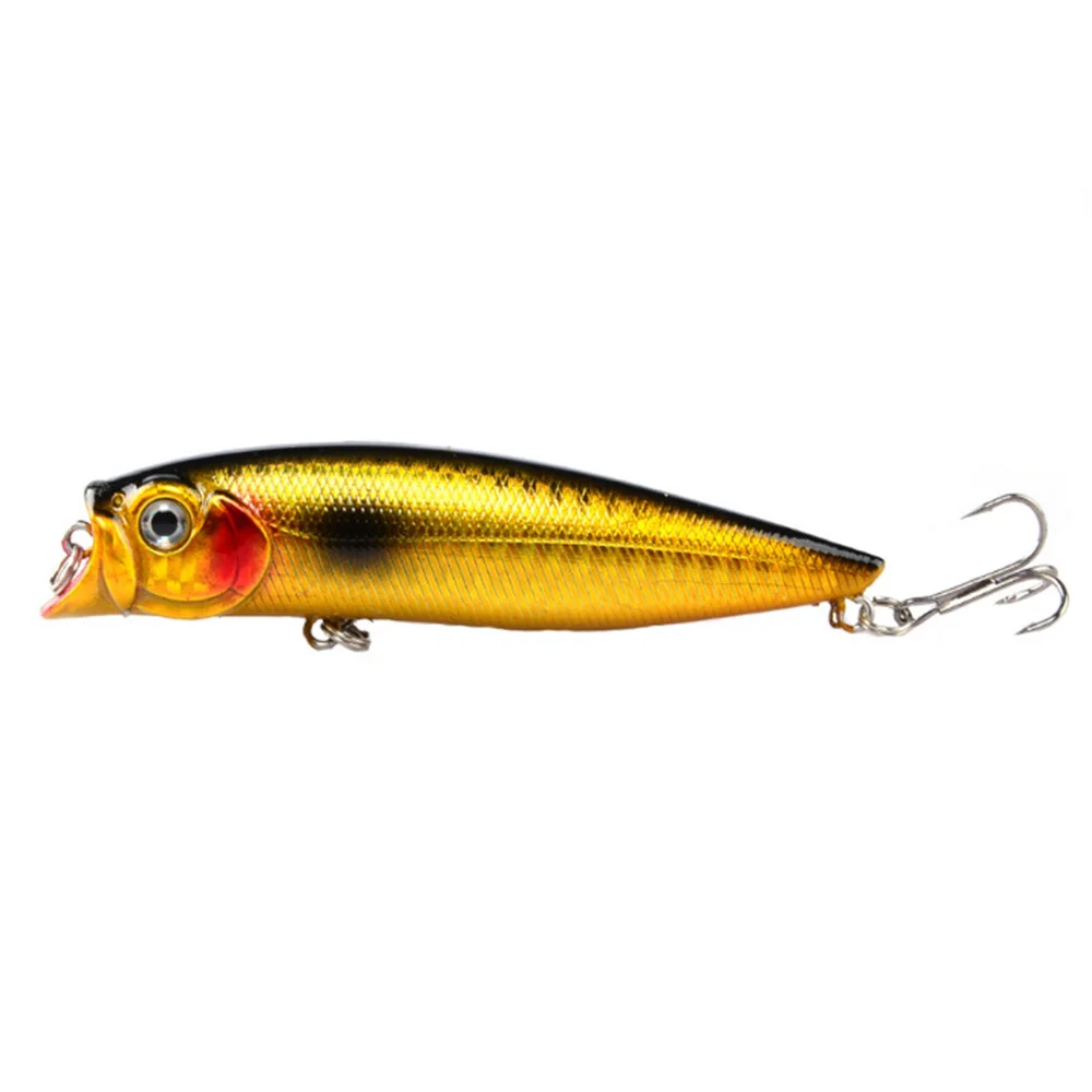 Señuelos de Pesca Popper, anzuelos duros flotantes de 9,2 cm y 11,5g, aparejos de Pesca de lubina, Isca Artificial, 1 unidad