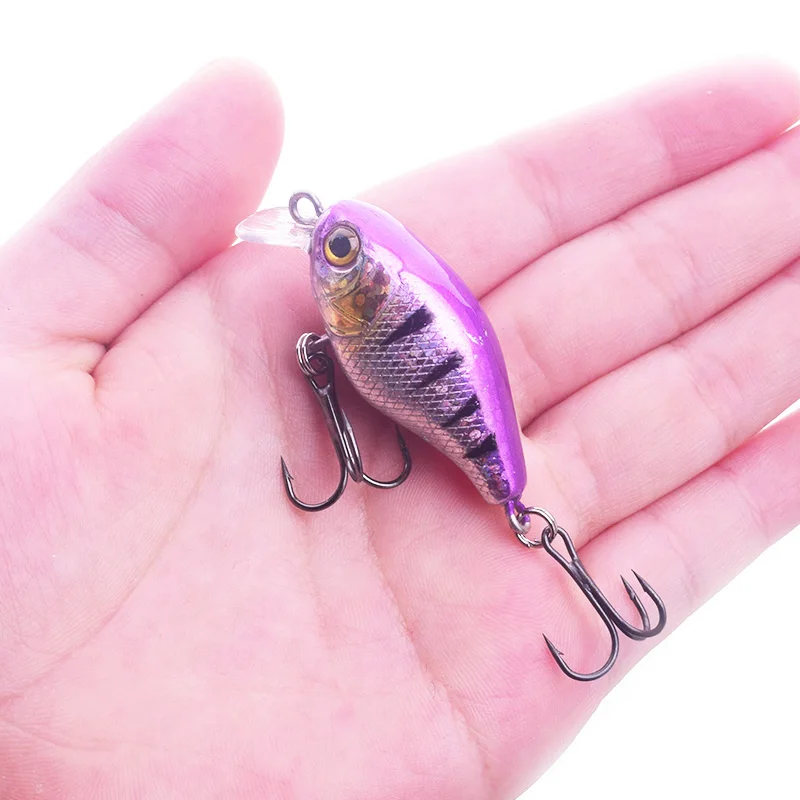 Crazy Wobblers-señuelo de Pesca flotante, 4,5 cm, 4,3g, manivela japonesa, Minnow, trucha, lubina, Artificial, Crankbait, Swimbait, aparejos de Pesca, 1 ud. - imagen 5