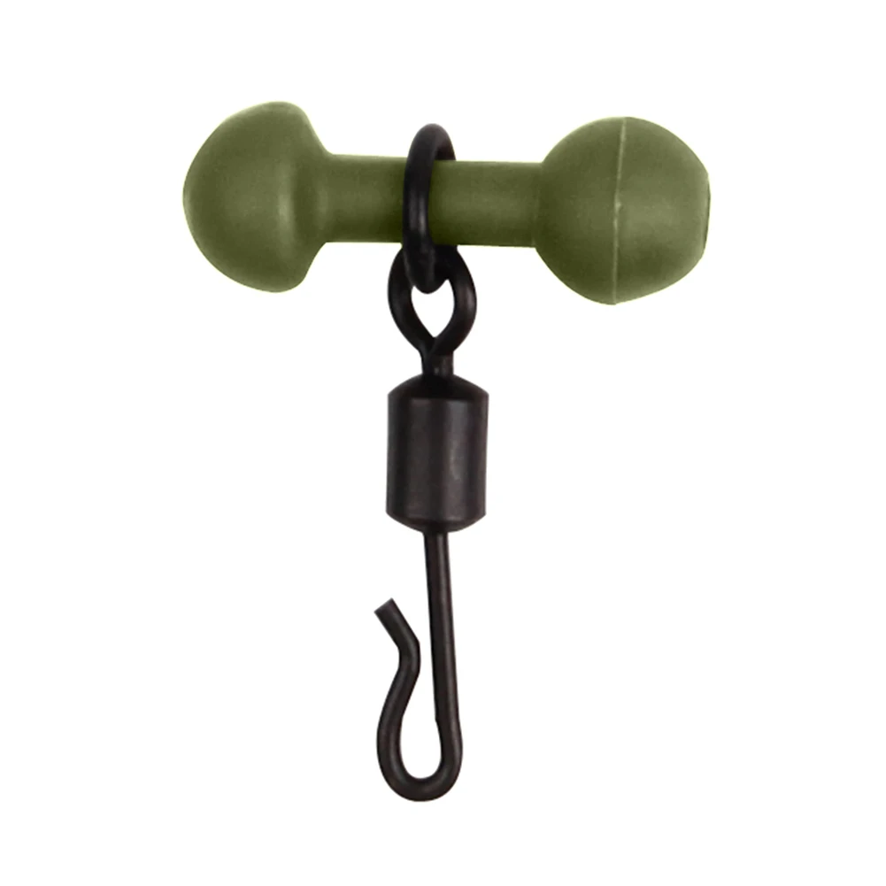 Juego de aparejos de pesca de carpa, cuentas Chod ligeras, aparejos giratorios de cambio rápido para pesca de carpa Heli, 10 unidades - imagen 2