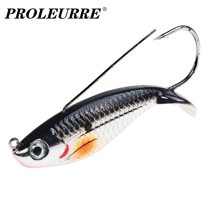 Señuelo de pesca de invierno VIB, cebo duro Artificial, Wobbler, cuerpo láser, aparejos Isca realistas, 8,5 cm, 21,2g, 1 unidad