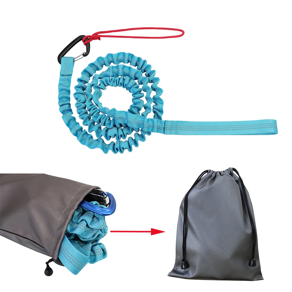 Cinturón de tracción para bicicleta al aire libre para niños, correa elástica de tracción para bicicleta de montaña, reflectante, 2021 - imagen 5