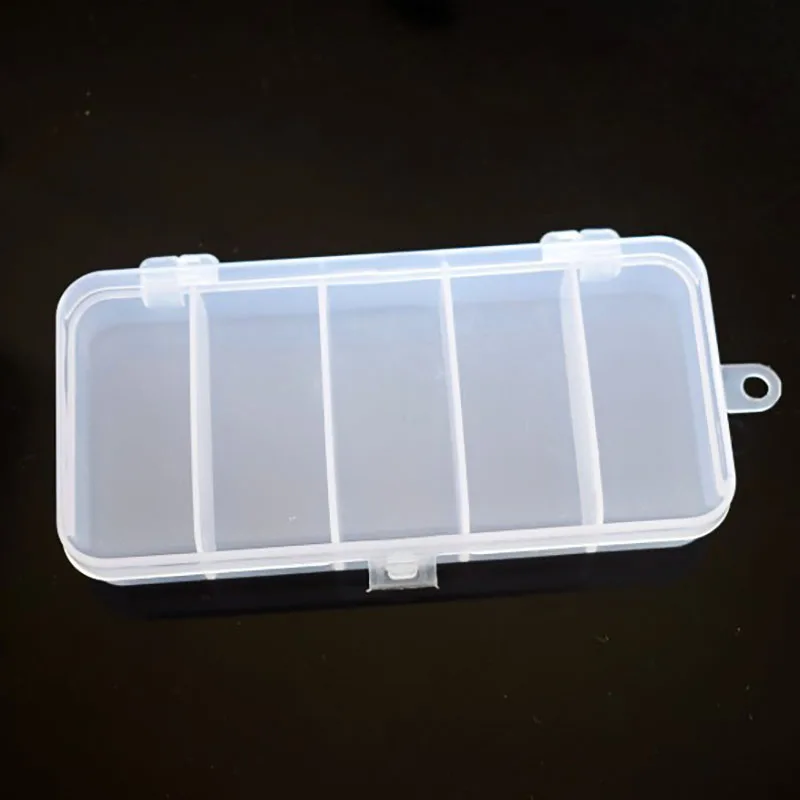 Caja de cebo de 5 enrejados PP, caja de rana trueno, accesorios de herramientas de señuelo, caja de almacenamiento, aparejos de pesca, caja de cebo falso XA665G - imagen 5