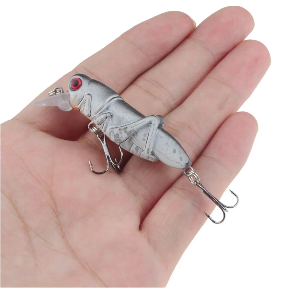 1Pcs Grasshopper Baits Fishing Lures 5.5cm 3.5g Flying Bionic Insects Artificial Wobbler Hard Fake Bait Bass Carp Peche Tackle - imagen 3