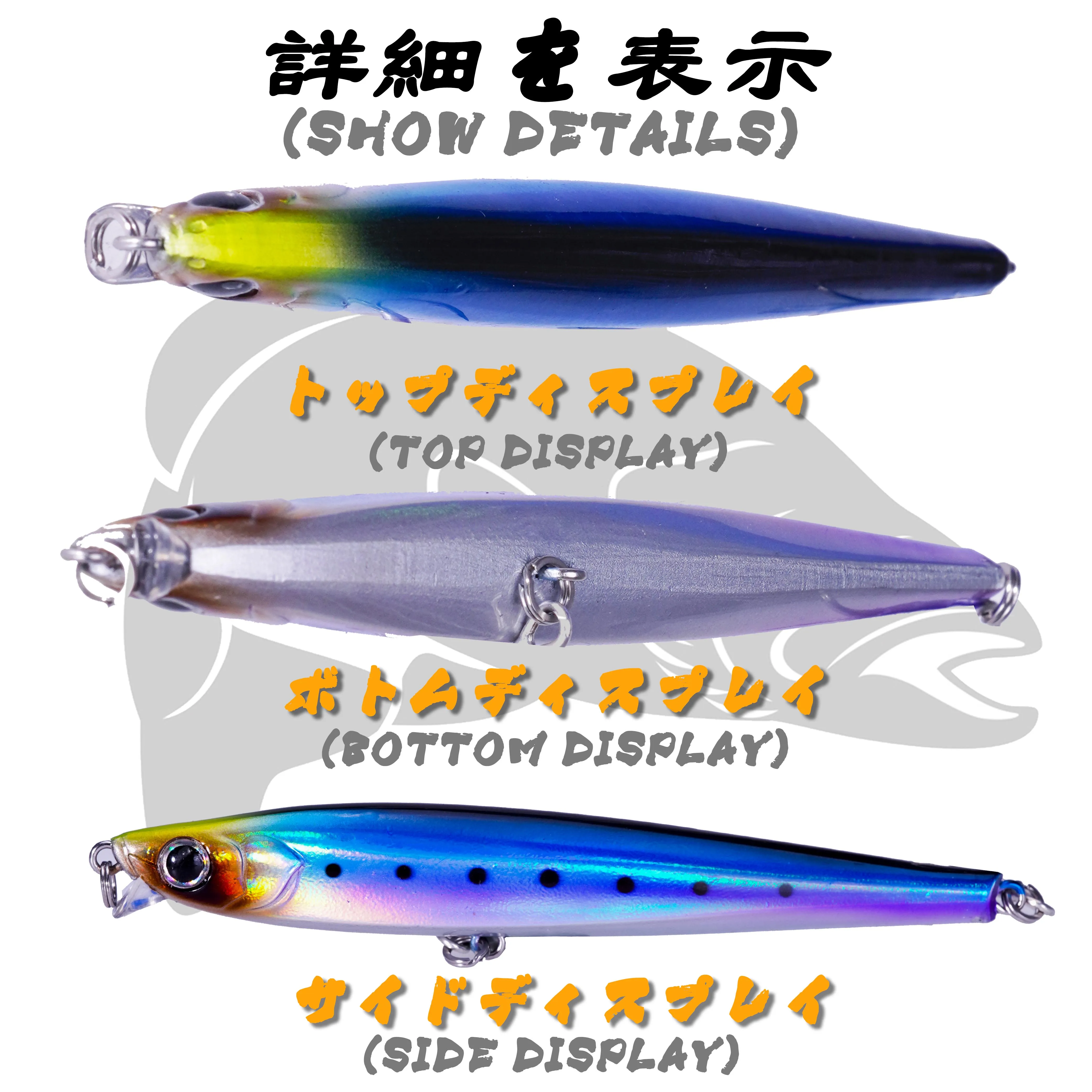 Señuelo de Pesca con lápiz que se hunde, accesorios de 30g y 105mm, cebos para lubina, Accesorios de Pesca, equipo Artificial Isca, Leurre Dur, 2021 - imagen 3